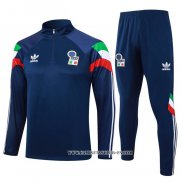 Chandal de Sudadera del Italia 24-25 Azul