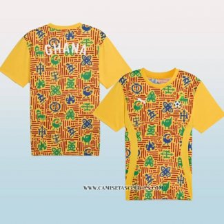 Camiseta Pre Partido del Ghana 2024 Amarillo