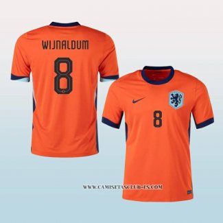 Camiseta Primera Paises Bajos Jugador Wijnaldum 24-25