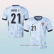 Camiseta Segunda Portugal Jugador Diogo J. 2024