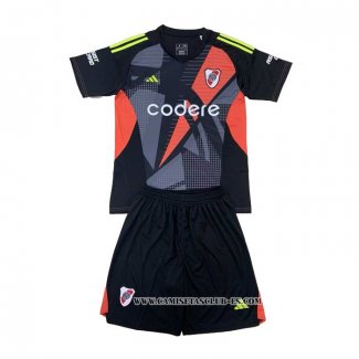 Camiseta Segunda River Portero Nino 2024