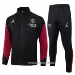 Chandal de Chaqueta del Paris Saint-Germain Jordan 24-25 Negro