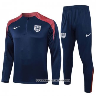 Chandal de Sudadera del Inglaterra 24-25 Azul