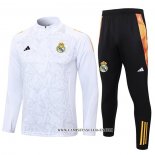 Chandal de Sudadera del Real Madrid 24-25 Blanco