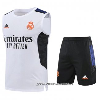 Chandal del Real Madrid 22-23 Sin Mangas Blanco