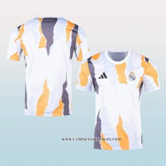 Camiseta Pre Partido del Real Madrid 2024 Blanco