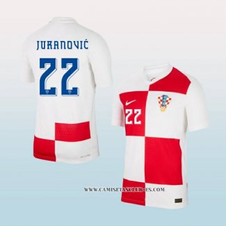 Camiseta Primera Croacia Jugador Juranovic 2024