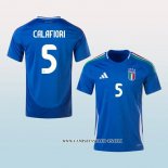 Camiseta Primera Italia Jugador Calafiori 24-25