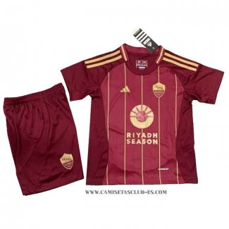 Camiseta Primera Roma Nino 24-25