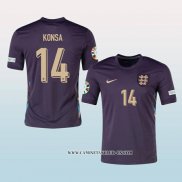 Camiseta Segunda Inglaterra Jugador Konsa 2024