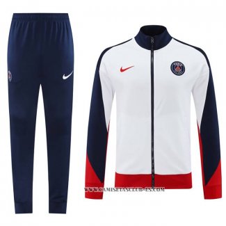 Chandal de Chaqueta del Paris Saint-Germain 24-25 Blanco