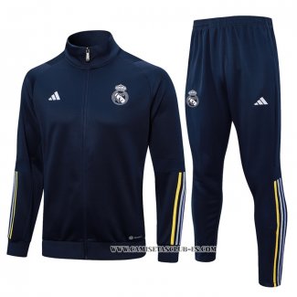 Chandal de Chaqueta del Real Madrid 23-24 Azul