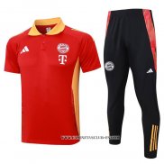 Conjunto Polo del Bayern Munich 24-25 Rojo