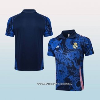 Camiseta Polo del Real Madrid Dragon 24-25 Azul