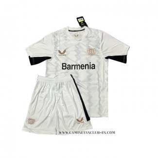 Camiseta Segunda Bayer Leverkusen Nino 24-25