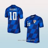 Camiseta Segunda Croacia Jugador Modric 2024