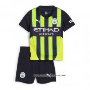 Camiseta Segunda Manchester City Nino 24-25