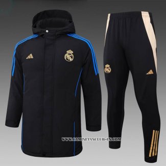 Chandal de Invierno del Real Madrid 24-25 Negro