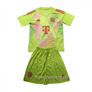 Camiseta Primera Bayern Munich Portero Nino 24-25