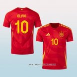 Camiseta Primera Espana Jugador Olmo 2024