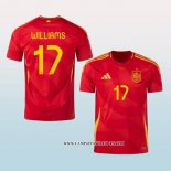 Camiseta Primera Espana Jugador Williams 2024