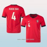 Camiseta Primera Portugal Jugador Ruben Dias 2024