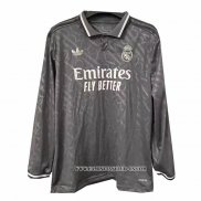 Camiseta Tercera Real Madrid 24-25 Manga Larga