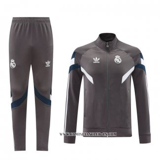 Chandal de Chaqueta del Real Madrid 24-25 Gris