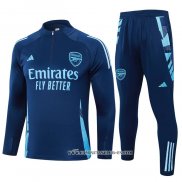 Chandal de Sudadera del Arsenal Nino 24-25 Azul