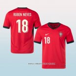 Camiseta Primera Portugal Jugador Ruben Neves 2024