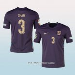 Camiseta Segunda Inglaterra Jugador Shaw 2024