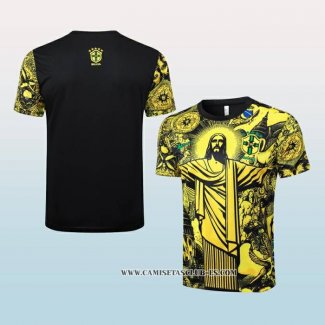 Camiseta de Entrenamiento Brasil Jesus 24-25 Amarillo