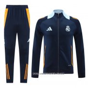 Chandal de Chaqueta del Real Madrid 24-25 Azul Oscuro