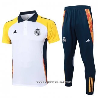 Conjunto Polo del Real Madrid 24-25 Blanco