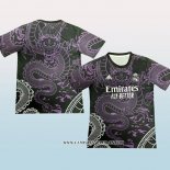 Tailandia Camiseta Real Madrid Dragon 24-25 Negro Purpura