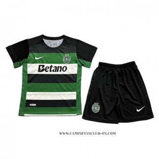 Camiseta Primera Sporting Nino 24-25