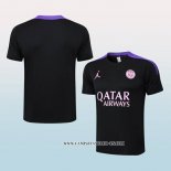 Camiseta de Entrenamiento Paris Saint-Germain Jordan 24-25 Negro