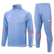 Chandal de Chaqueta del Cruzeiro 24-25 Gris