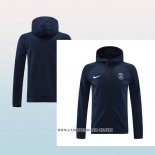 Chaqueta con Capucha del Paris Saint-Germain 24-25 Azul