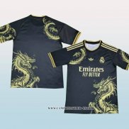 Tailandia Camiseta Real Madrid Dragon 24-25 Negro Oro