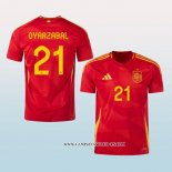 Camiseta Primera Espana Jugador Oyarzabal 2024