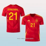 Camiseta Primera Espana Jugador Oyarzabal 2024