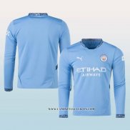 Camiseta Primera Manchester City 24-25 Manga Larga