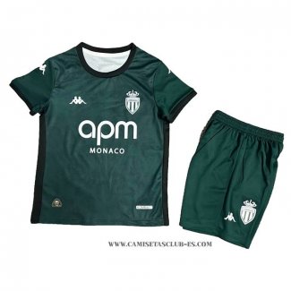 Camiseta Segunda Monaco Nino 24-25