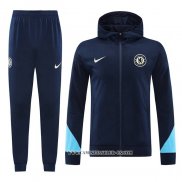 Chandal con Capucha del Chelsea 24-25 Azul