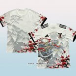 Tailandia Camiseta Japon Dragon 24-25 Blanco Gris