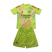 Camiseta Arsenal Portero Nino 24-25 Verde