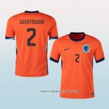 Camiseta Primera Paises Bajos Jugador Geertruida 24-25