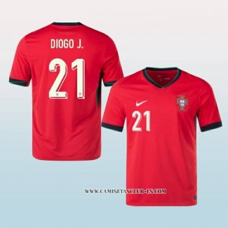 Camiseta Primera Portugal Jugador Diogo J. 2024