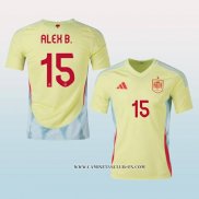 Camiseta Segunda Espana Jugador Alex B. 2024